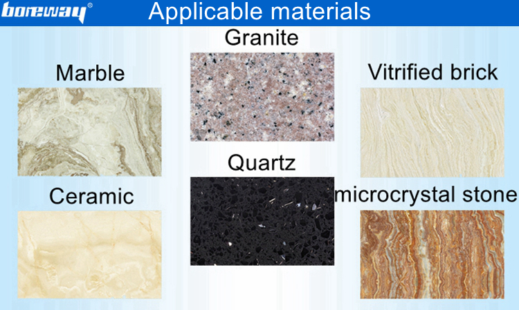 diamond fickert applicable materials