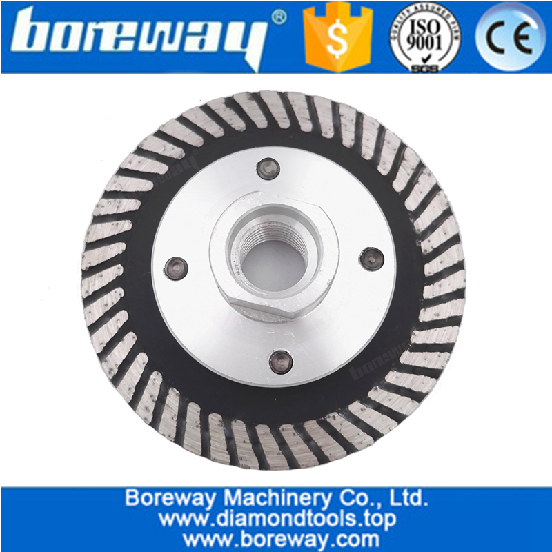 75MM Hot pressed mini turbo diamond blades with removable M14 flange