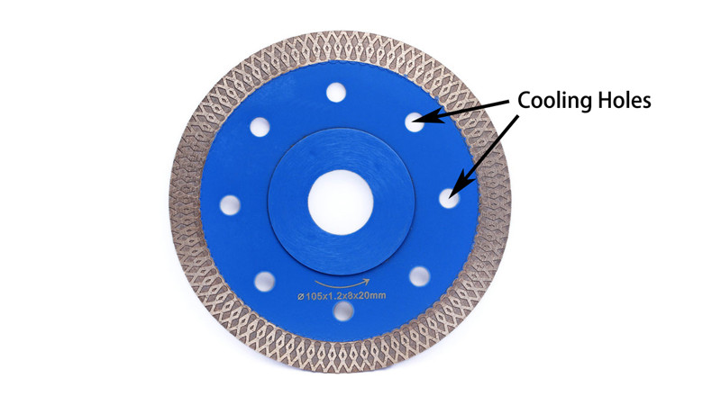 4 Inch wave diamond circular cutting blade