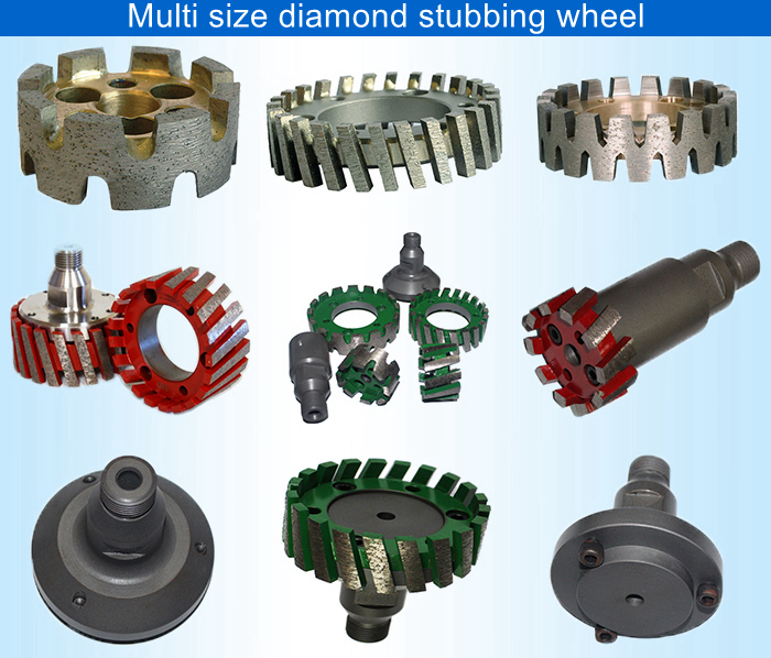 CNC diamond stubbing wheels