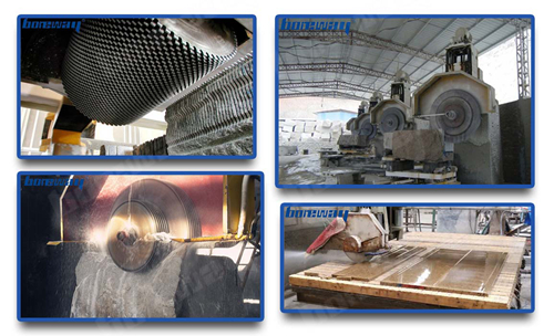 Granite cutting diamond segment using in block cutting