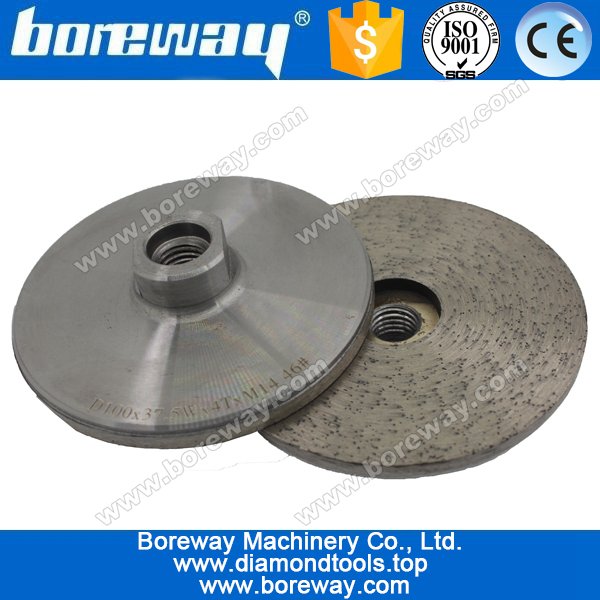 continuous rim sintered diamond cup grinding wheels