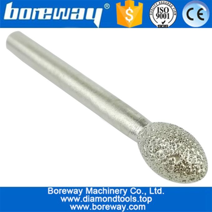 Vaccum Brazed Diamond Burrs Rotary Diamond Grinding Bits, Diamond Engraving Bits/Tools