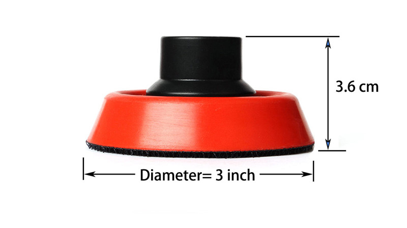 M14 or 5/8”-11 thread backing pad