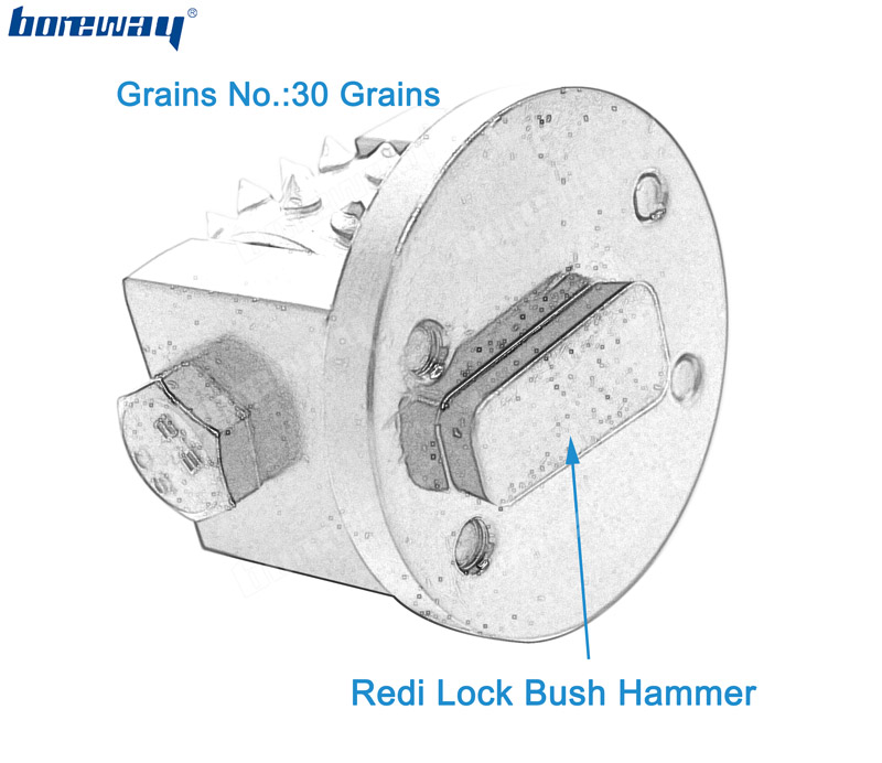 3 Inch Redi-lock Bush Hammer Roller