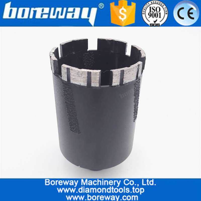 Dia.65mm Laser Welded Diamond Core Bits Dry Drilling With Side Protection 5/8-11 Thread 04