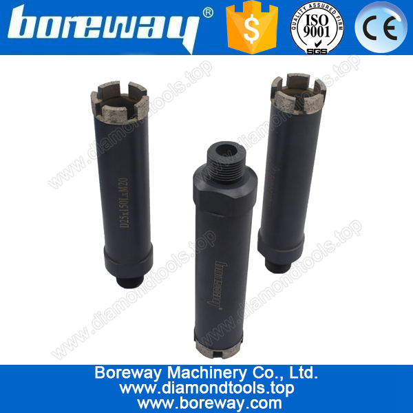 D25*150L*M20 diamond core drill bits for sandstone