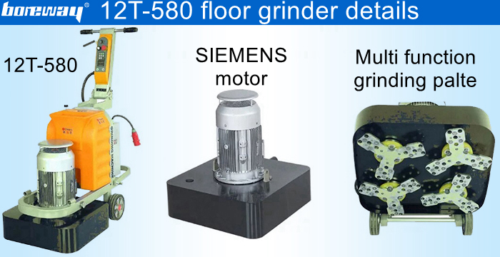 floor grinding machine 12T-580