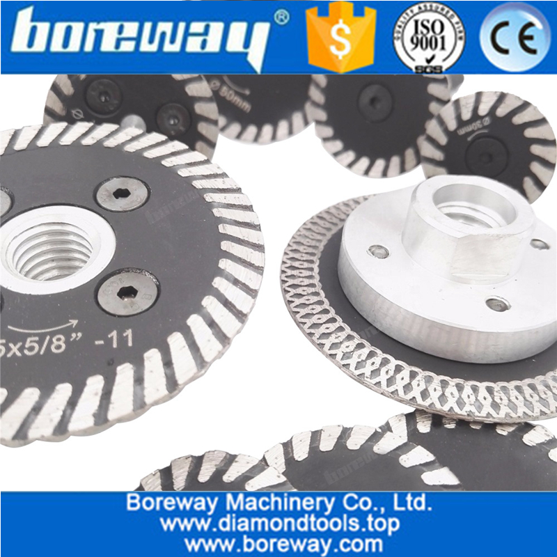 Hot pressed mini diamond blade cutting granite marble disc wheel with removable M14 long flange