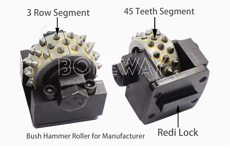 Redi-Lock Rotary Bush Hammer Roller For Concrete And Stone Manufacturer  50