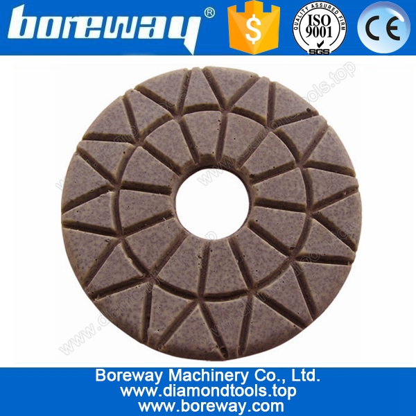 flower shape concrete resin polishing pad