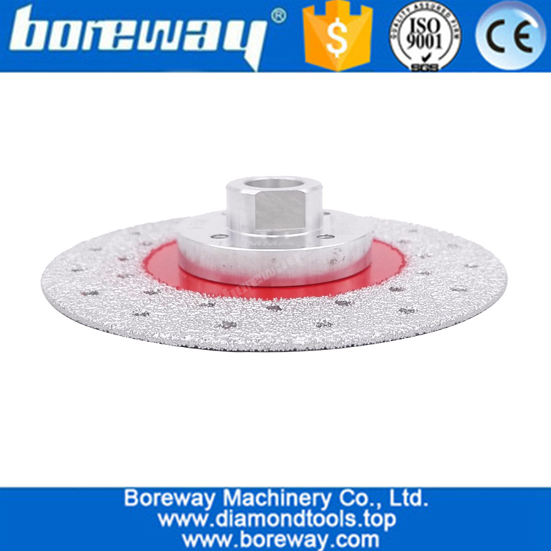 High quality Double Sided Vacuum Brazed diamond grinding cup wheel with M14 Thread