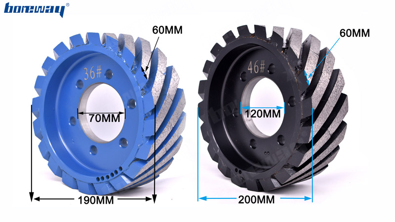 190mm 200mm Diameter Milling Tools Calibration Wheel Diamond Grinding Tools For Artificial Quartz Stone Slab on Sale