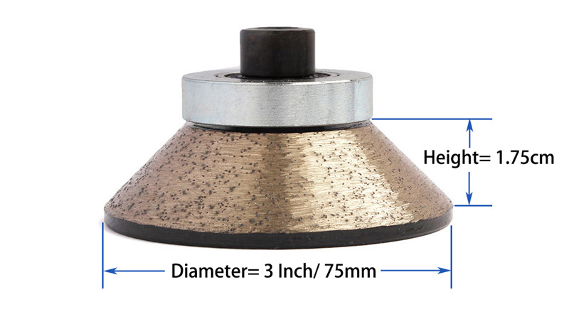 M10 thread diamond profile wheel