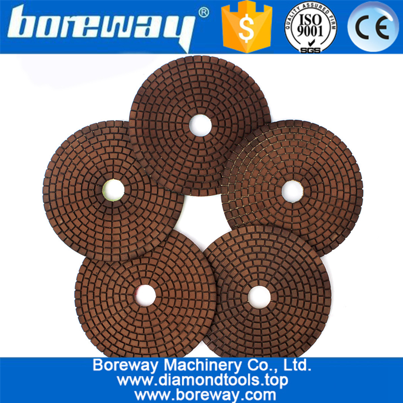 Wet Flexible Copper Bond Diamond Polishing Pads For Stone