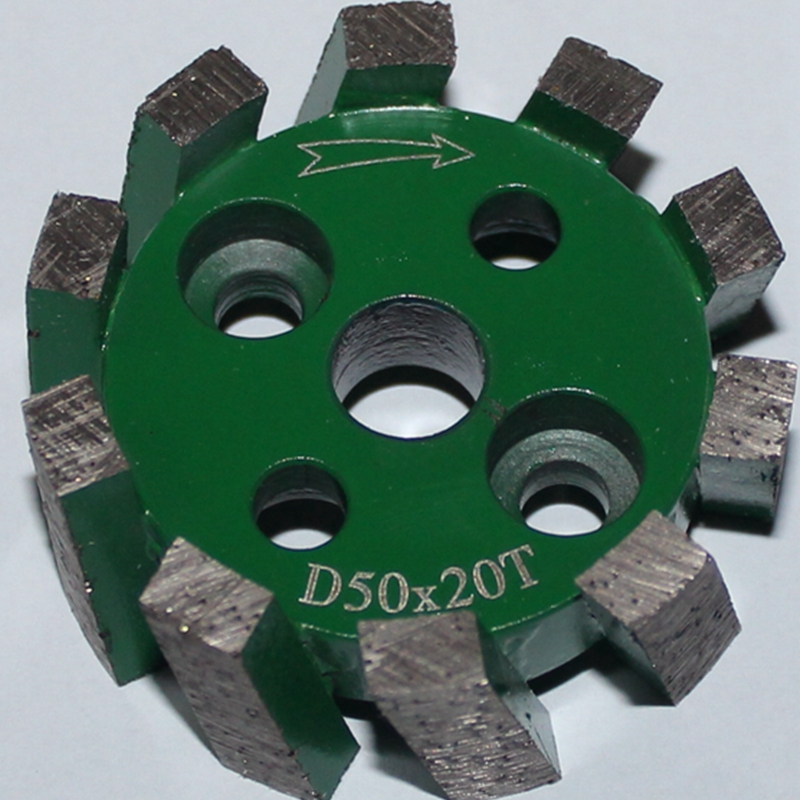 D50*20T*10H Diamond Gauging Stubbing Wheels For Stone Countertop