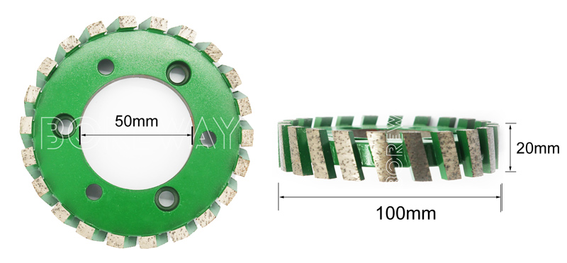 CNC Diamond Stubbing Milling Wheel For Countertop Suppliers Or Manufacturer 01