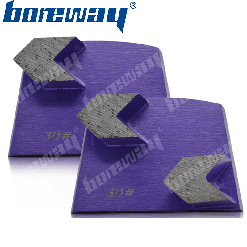 Diamond grinding blocks with 2 arrow diamond grinding head for grinding granite