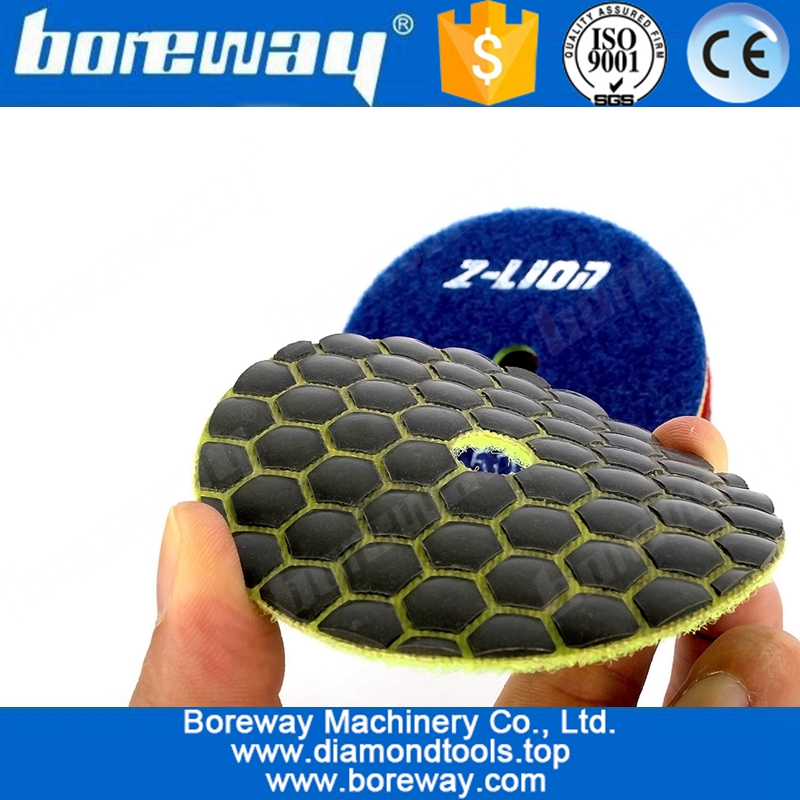 3 inch diamond flexible polishing pad for granite marble premium grade dry Polishing pad