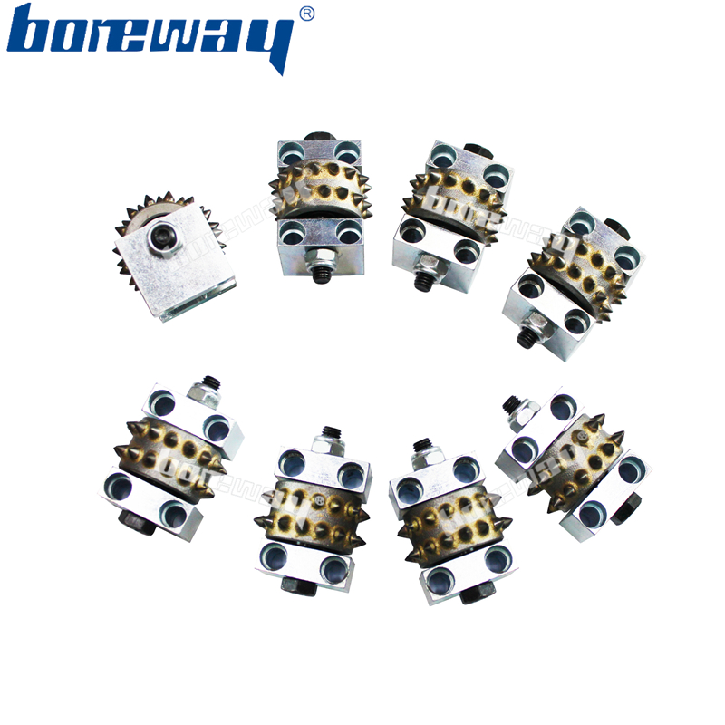 Concrete Floor Litchi Surface Bush Hammer Rollers