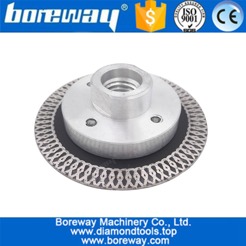 Hot pressed mini mesh turbo rim diamond blades with removable 5-8/11 flange Carving blade cutting disc