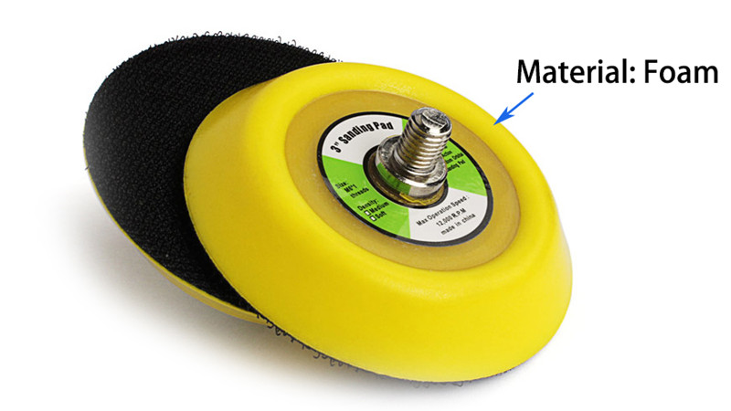 Hook and loop backer sanding pad