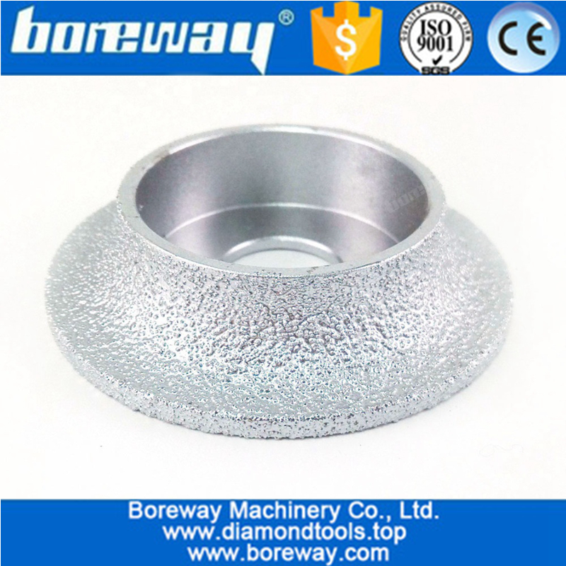 Vacuum Brazed Diamond Grinding Wheel for Demi-bullnose edge profile