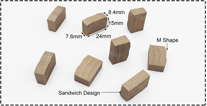 Stone Block Cutting Diamond Segments