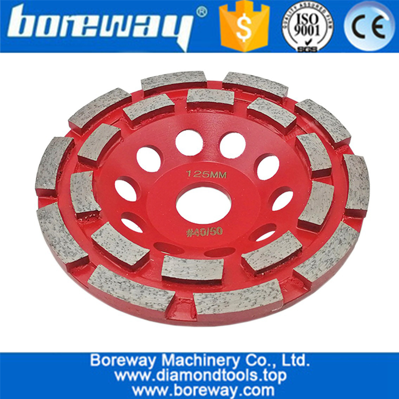 High quality  turbo double row cup wheel segmented diamond grinding cup wheel