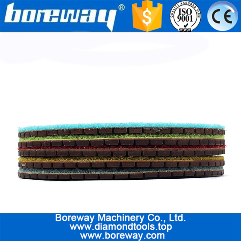 Wet Flexible Copper Bond Diamond Polishing Pads For Stone