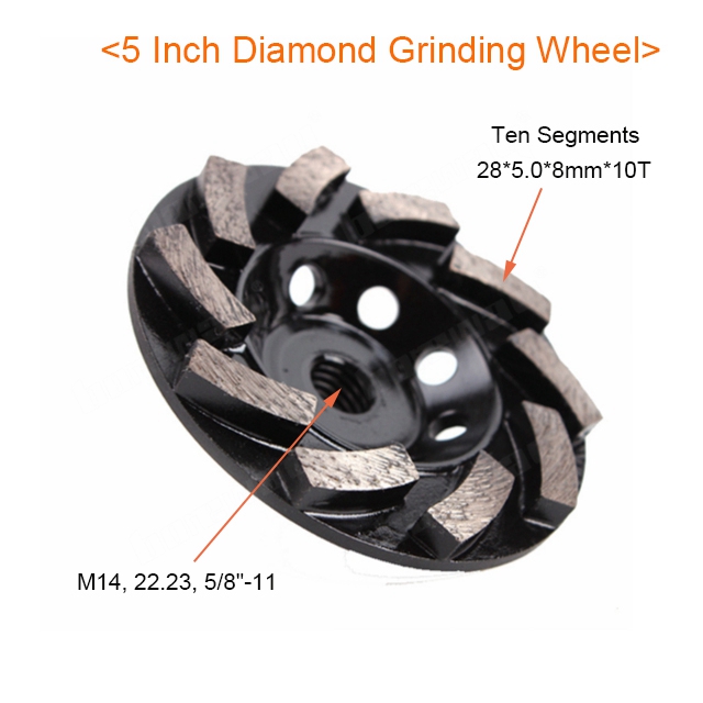 5 Inch Diamond Grinding Wheel