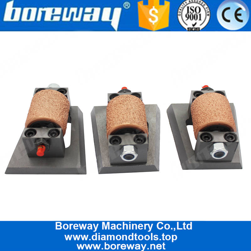 Vacuum Brazing Rotary Bush Hammer Roller With Frankfurt Base Manufacturer & Suppliers 3