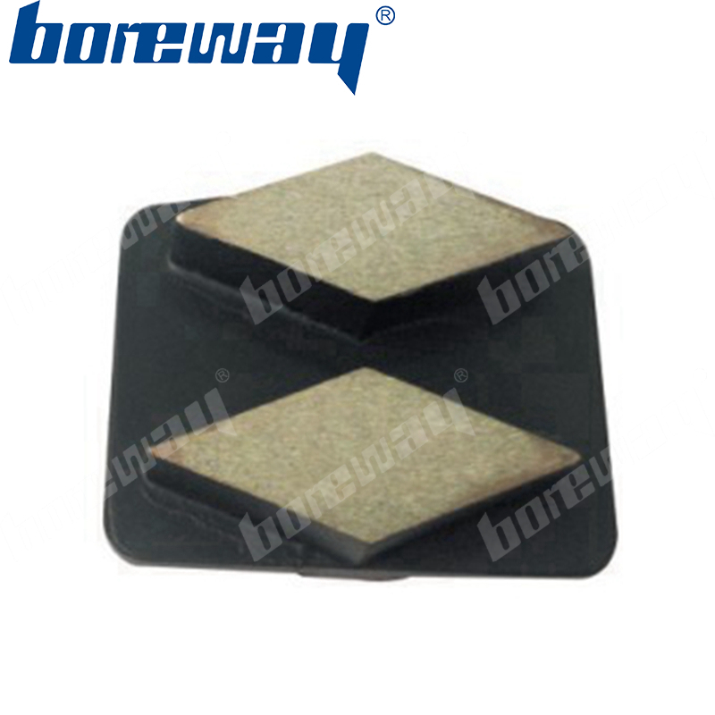 2 rhombus diamond bar diamond grinding shoes curved segment with redi-lock for scanmaskin floor grinders