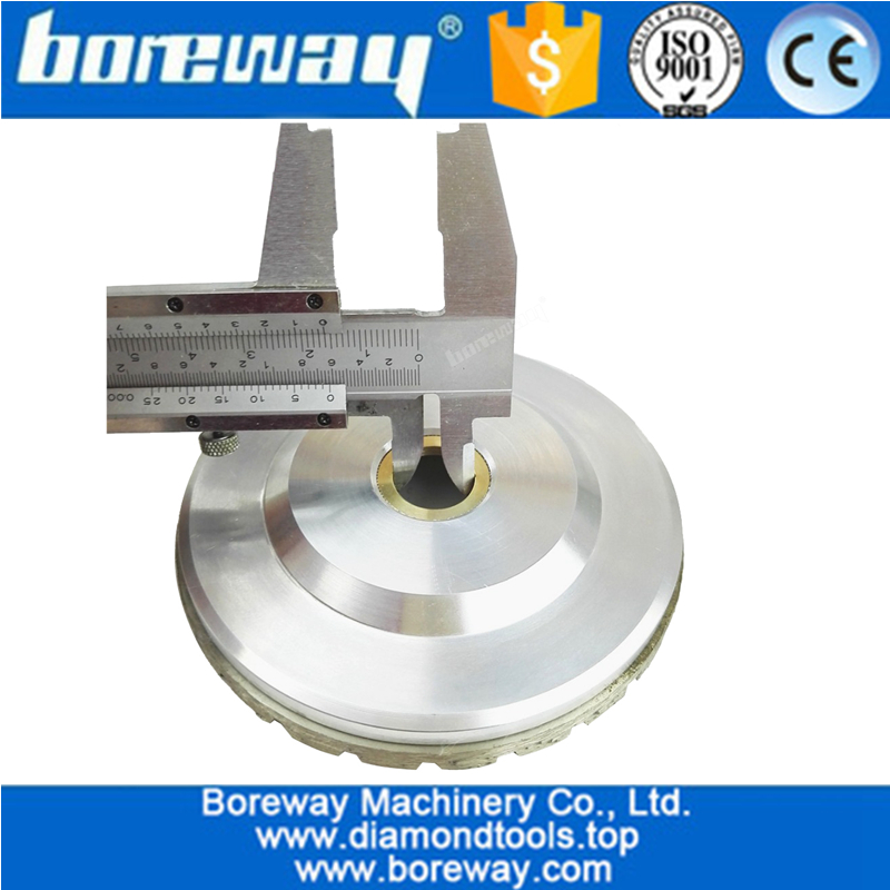 High quality flat turbo Aluminium base diamond grinding cup wheel for stone