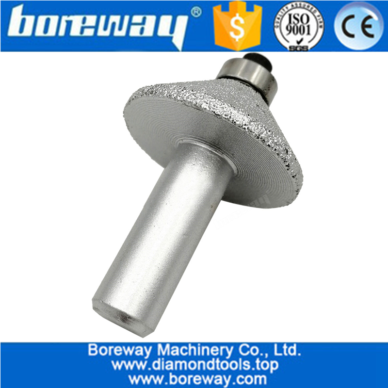 Vacuum Brazed Diamond Router Bits for Granite Marble Router Cutter with 1/2