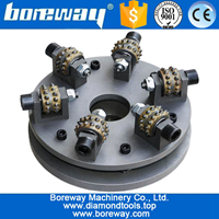 Boreway Diamond Bush Hammer Rollers For Grinding Stone Granite Marble Concrete 