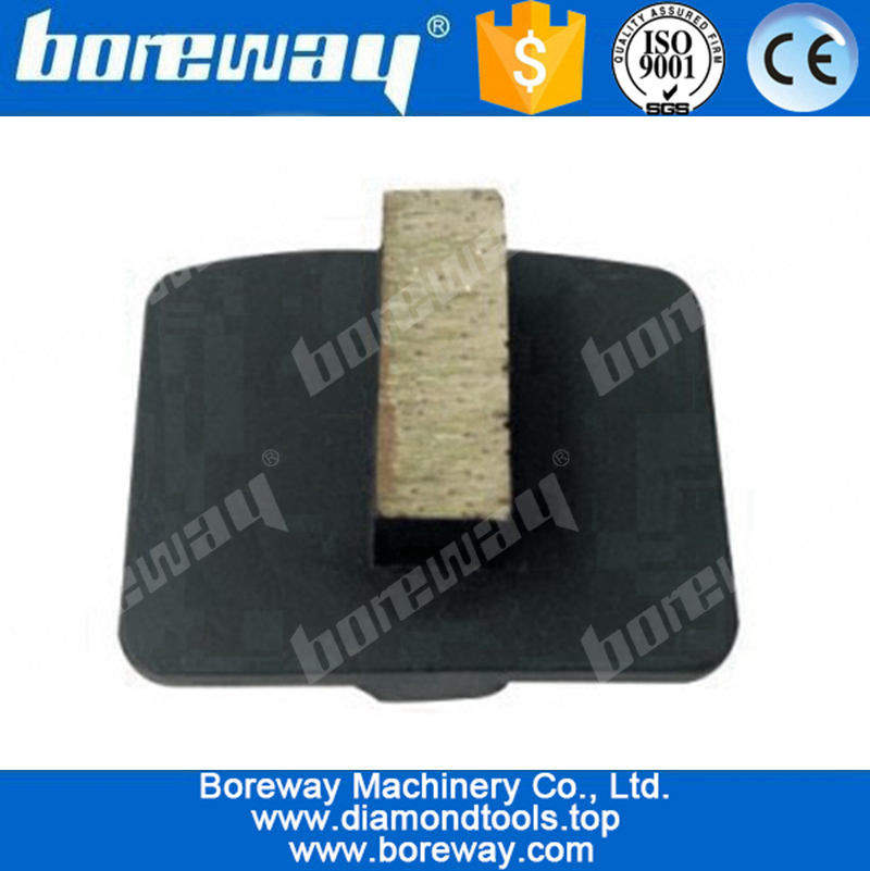 1 rectangle bar diamond grinding head for concrete metool with redi-lock for scanmaskin grinding machines