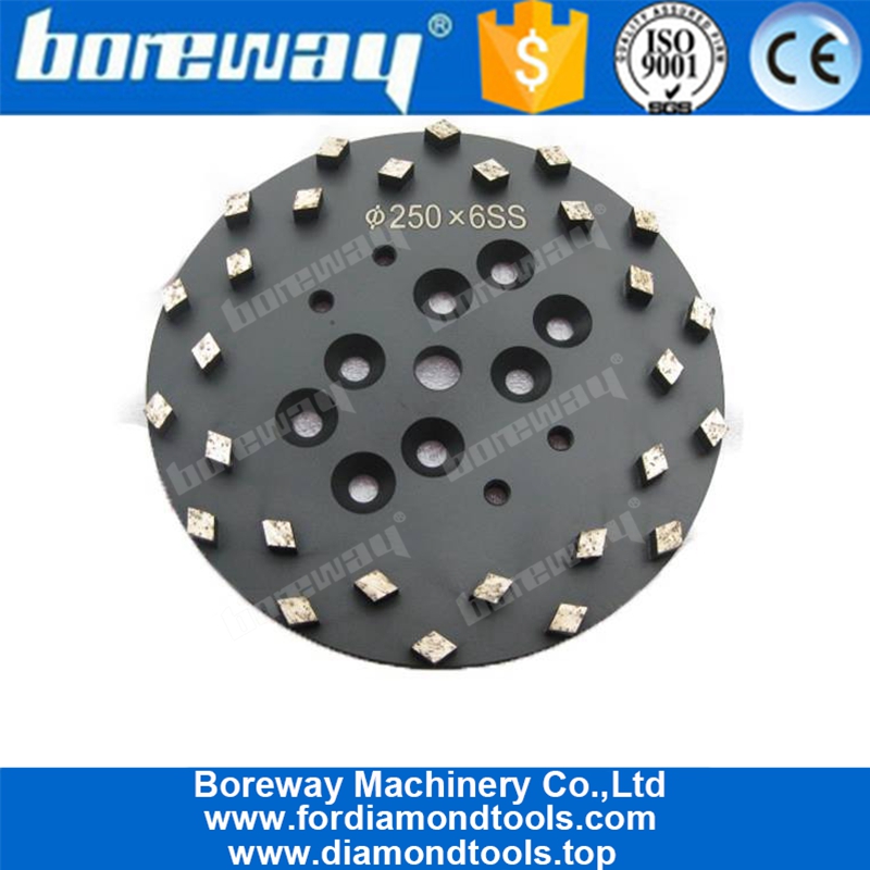 10 Inch 250MM Concrete Metal Bond Grinding And Polishing Disc