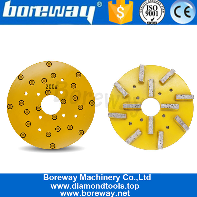 China 10 Inch 250mm Metal Grinding Disk For Calibration And Grinding On Granite Slab manufacturer