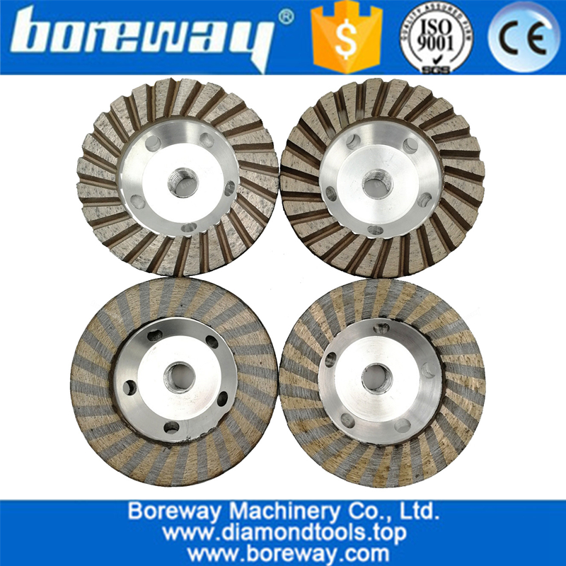 100mm Aluminum Based Grinding Cup Wheel Diamond fine grinding with great finishing wholesale grinding wheel