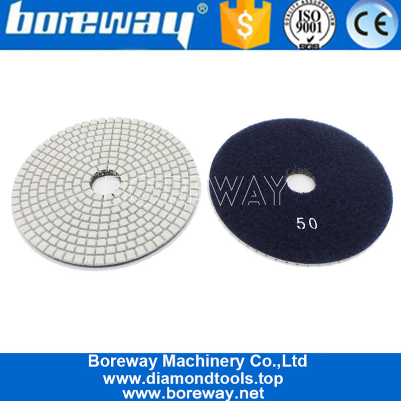 100mm Dry And Wet Polishing Pads For Hand Grinding Machine Suppliers