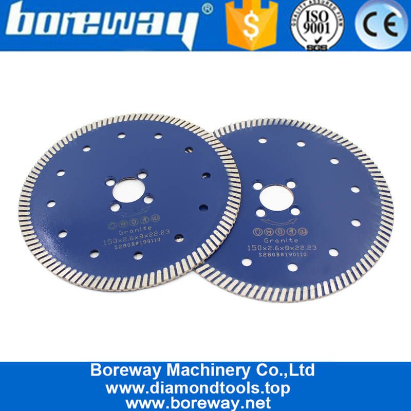 115mm Turbo Smooth Cutting Circular Saw Multi Holes Blade Cutting Wheel Plates for Ceramic Tile Granite Marble Masonry