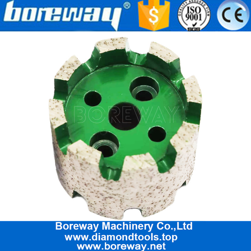2 Inch CNC Sintering Standard Stubbing Wheels for Marble Granite Suppliers