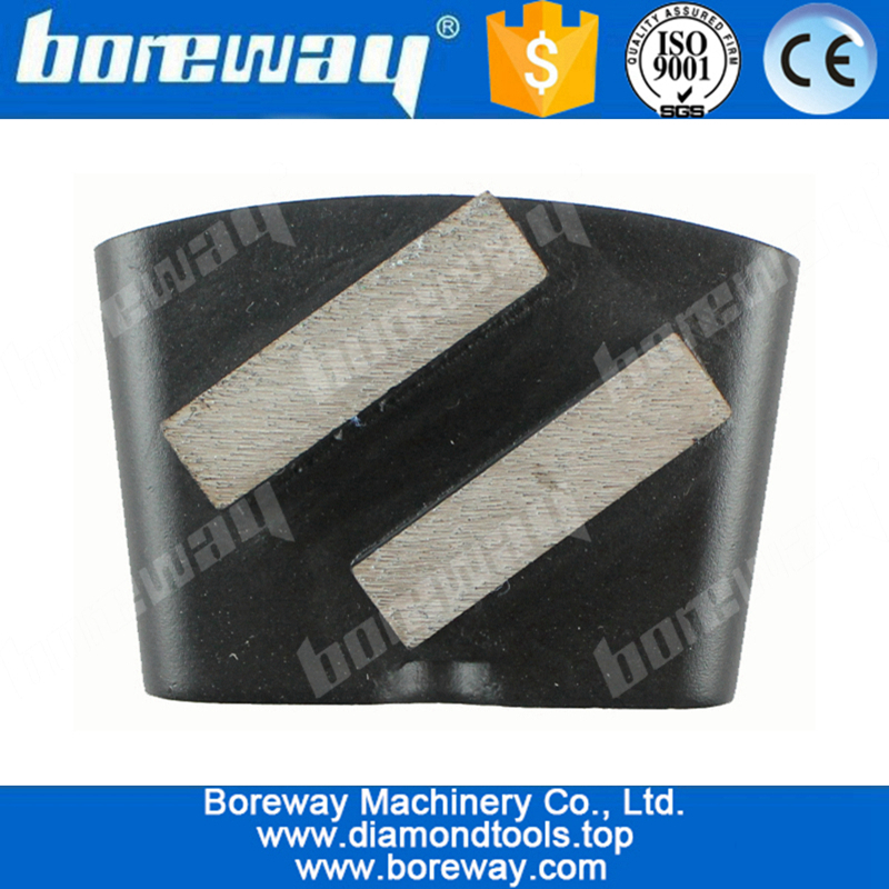 2 bar segmented diamond grinding head steel base for HTC grinding machine