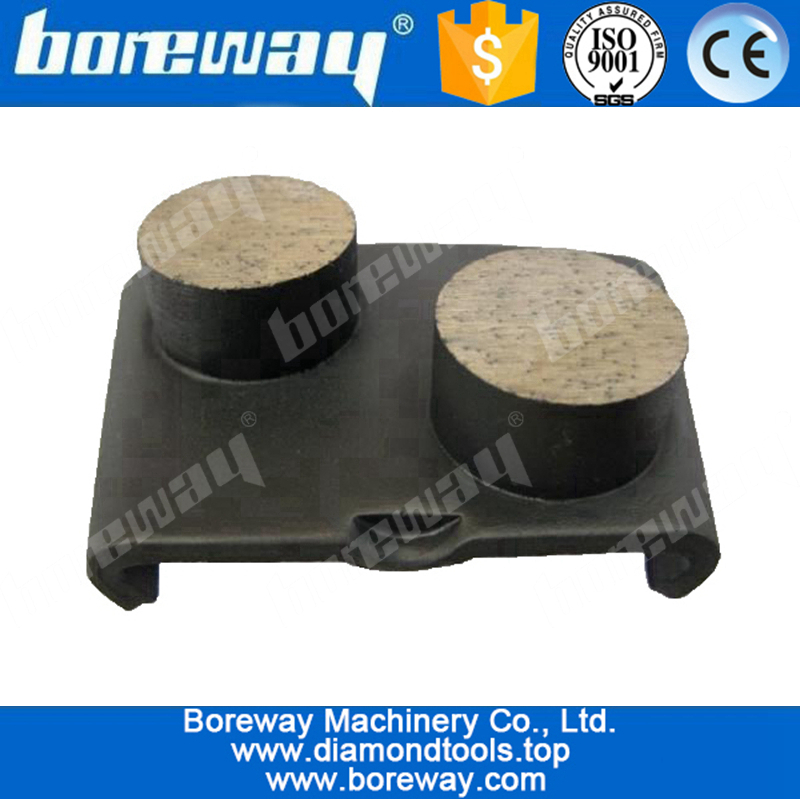 2 round diamond segment concrete grinding block for HTC grinding machine