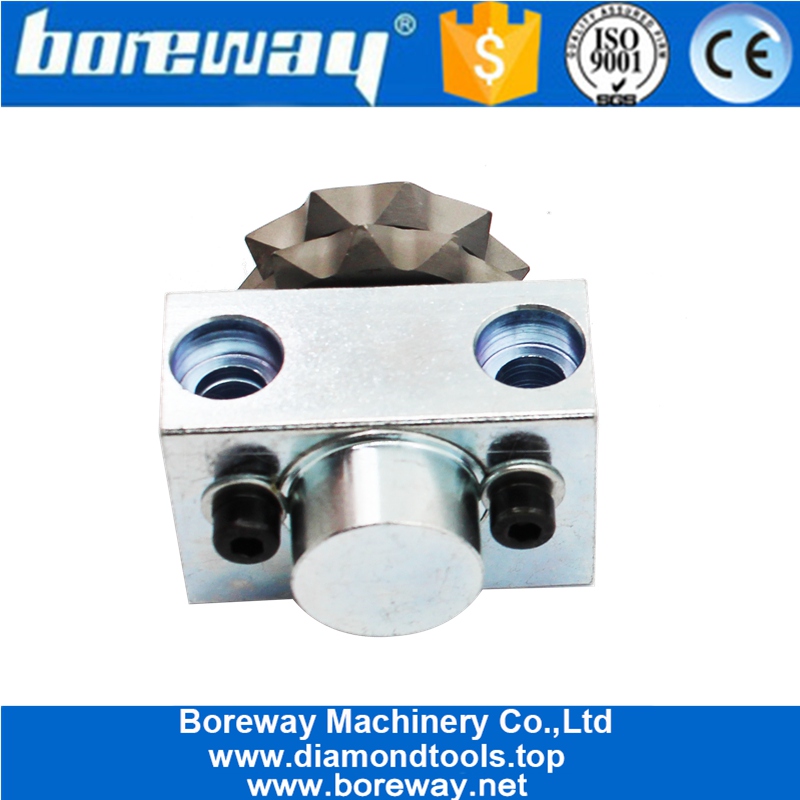 20S Star Type Bush Hammer Roller With Support For Floor Surface Fabricating
