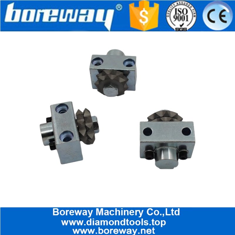 20S Star Type Bush Hammer Roller With Support For Floor Surface Fabricating