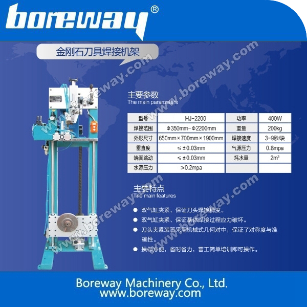 2200毫米锯片焊接机架