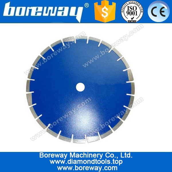 China 350mm laser welding diamond saw blade for cutting asphalt manufacturer