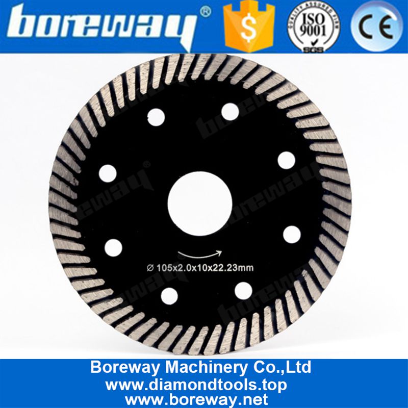 4 Inch Diamond Turbo Cutting Disc Saw Blade For Granite Marble Stone